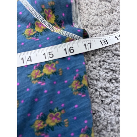 Natural Life Lily Cotton Short Sleeve Tee Shirt Size Small Blue - Picture 7 of 8